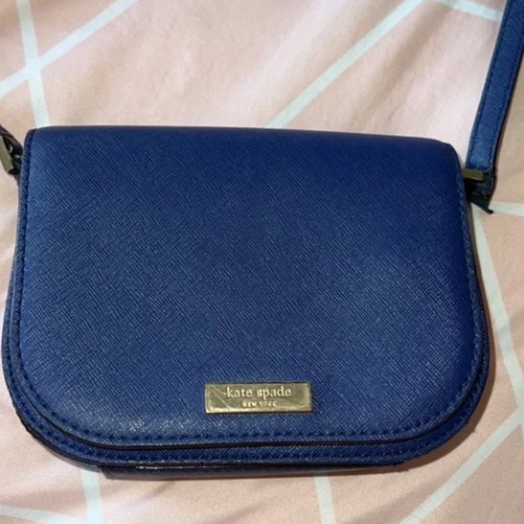 Kate Spade Blue Crossbody purse - Picture 2 of 4